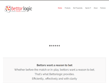 Tablet Screenshot of bettorlogic.com